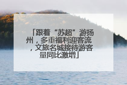跟着“苏超”游扬州，多重福利迎客流，文旅名城接待游客量同比激增
