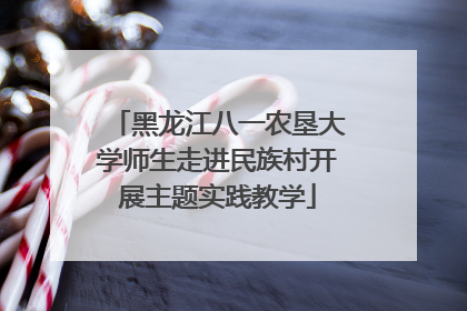 黑龙江八一农垦大学师生走进民族村开展主题实践教学