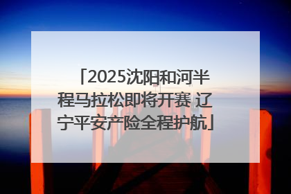 2025沈阳和河半程马拉松即将开赛 辽宁平安产险全程护航