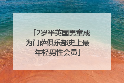 2岁半英国男童成为门萨俱乐部史上最年轻男性会员