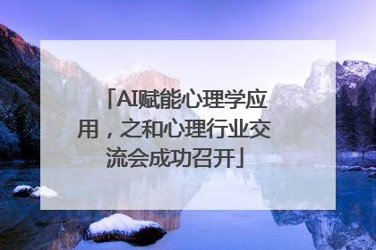 AI赋能心理学应用，之和心理行业交流会成功召开